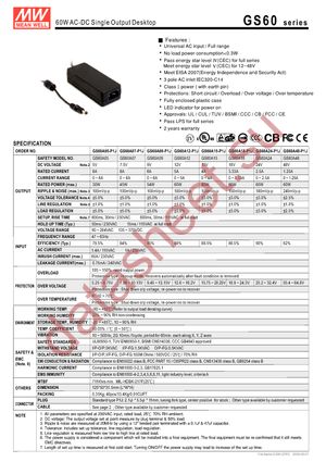 GS60A09-P1J datasheet  